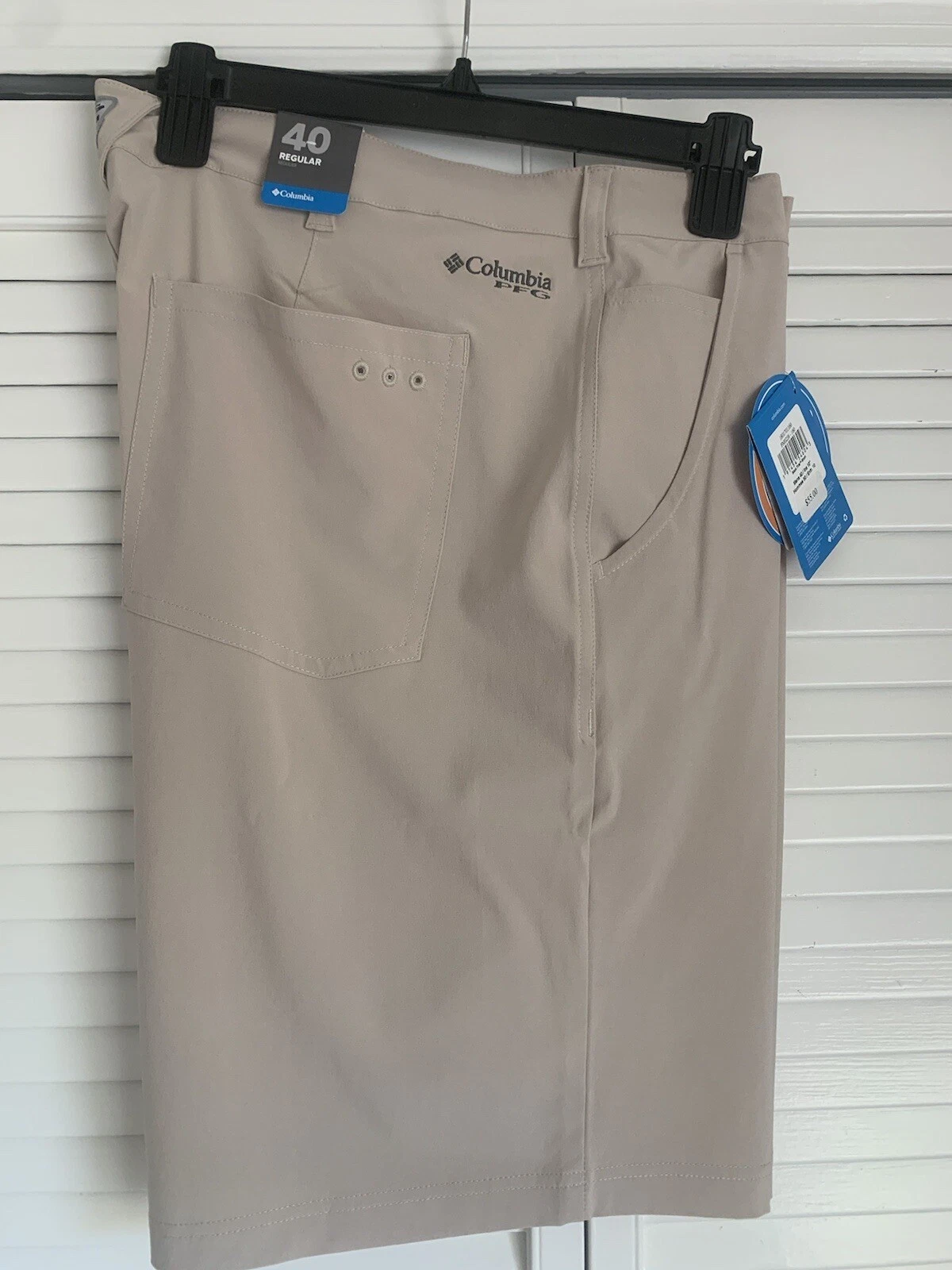 Columbia Men's Slack Tide Shorts Beige Sz 40