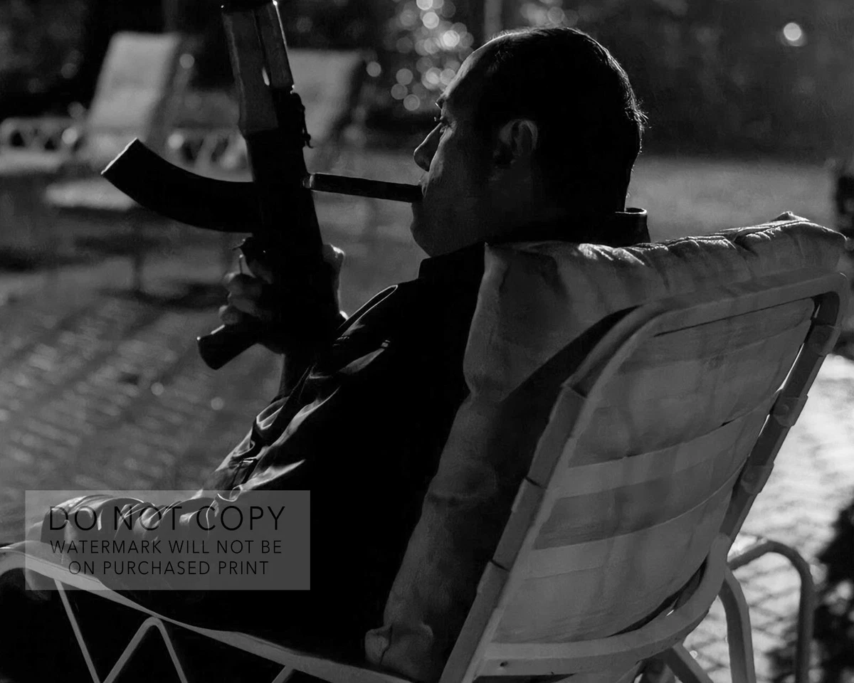Tony Soprano Smoking Cigar With Machine Gun The Sopranos 8 X 10 Art Print |  eBay