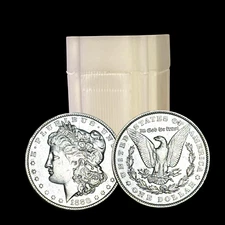 Morgan Silver Dollar - Pre 21 - AU / BU - 90% Silver - Roll of 20 Coins