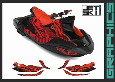 S.tarrkk.*・ SEADOO SPARK trixx GRAPHIC KIT wraps 2up + 3up Jet Ski SEA