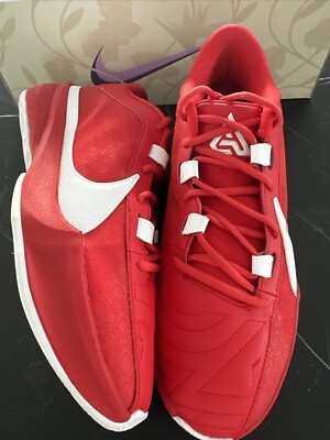 Nike Giannis Zoom Freak TB Red/White Logo Men's Basketball