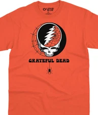 GRATEFUL DEAD-HALLOWEEN SYF-Steal Your Face-T-SHIRT S-M-L-XL-XXL Trick or Treat