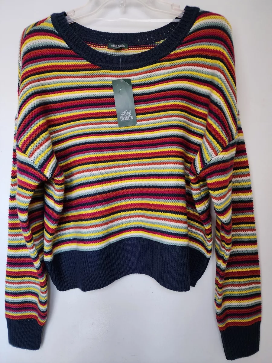 Wild fable striped best sale sweater