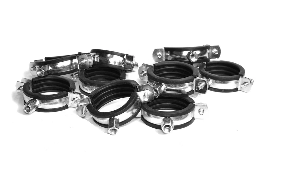 Rohrschellen 2 teilig Rohrschelle 20 Stück bis 150 Stück im Karton je nach Größe - Bild 2 von 3