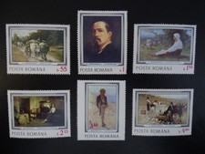 Rum&auml;nien Mi 3404-3409 ** , Sc 2705-2710 MNH , Gem&auml;lde - N.Grigorescu