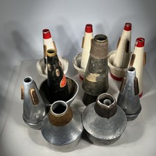 Vintage Trumpet Mute Couesnon & Cie Elton Humes Shastock Lot Of 10