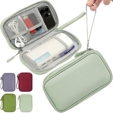 Small Cable Organizer Bag, Travel Cord Charger Organizer Case Waterproof Acce...