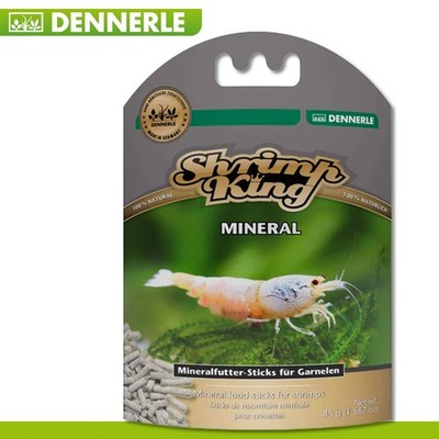 Dennerle 45g  Shrimp King Mineral Garnelenfutter Mineralfutter Calcium Futter