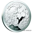 2016 Silver Shield YEAR OF THE MONKEY v3 - 1oz .999 Silver BU - SSG
