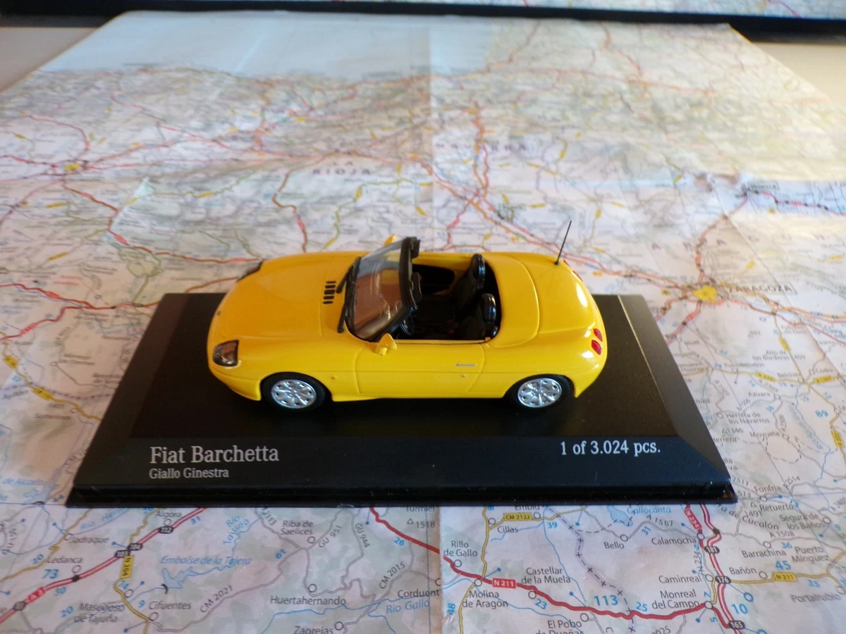 Miniature Voiture De Tomaso Guara Barchetta 1994, échelle 1/43, Kit Peint Alezan Models, Bleu Métal