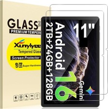 2 Pack 11 Inch Android Tablet Screen Protector, 9H Hardness, Anti-Scratch