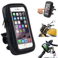 Waterproof Motorcycle Bike Cycling Handlebar Mount Holder Cell Phone Case Bag