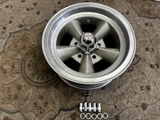 Vintage Single 1 Torq - Thrust Style Polished Lip 14x7 Chevy 4 34 Unrestored