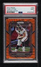 2022 Panini Prizm Rookies Orange Wave 44/60 Cade Otton #362 PSA 9 MINT 03tv
