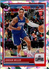 Jordan Miller 2023-24 NBA Hoops Premium Stock #237 RC Rookie Cracked Ice Card. rookie card picture