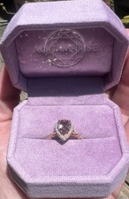 Morganite 14k Rose Good Ring Size 5.5