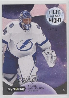 2022-23 Upper Deck Synergy Light Up The Night Pink 27/75 Andrei Vasilevskiy 1l64