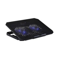 Laptop Cooling Pad   Dual Fans, USB, Adjustable Stand, for 10-17"