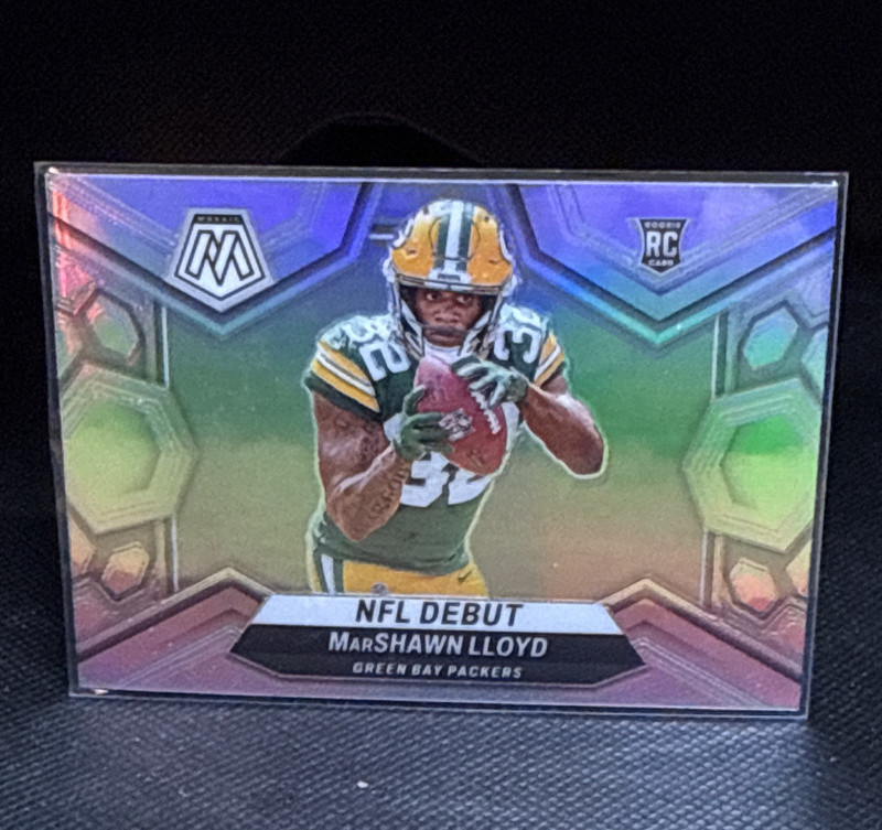 Panini 2024 Mosaic silver  MarShawn Lloyd NFL Debut Rookie #279 Packers NFL Card
