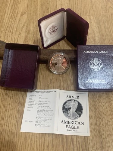 1989 s American Eagle Silver Proof Dollar Bullion