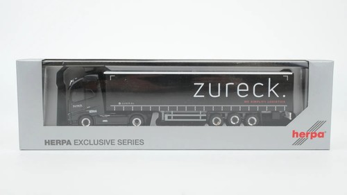 Herpa 1/87 948401 Volvo FH GL XL 2020 lona cortina semirremolque "Zureck" | Condition: Gebraucht