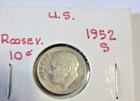1952 S San Francisco Roosevelt Dime US 90% Silver 10c 10 CENTs  Coin 📸AS PICX📸 — photo 1