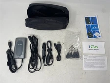 Genuine iGo AC Power Supply Adapter Model 6630078-0100 Complete Storage Bag (35)