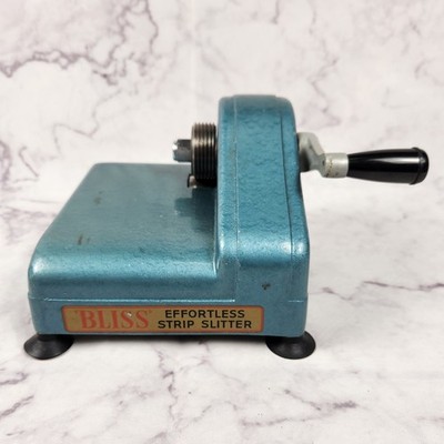 Vintage Bliss Portable Strip Slitter Harry M Fraser Fabric Cutter for Rugs