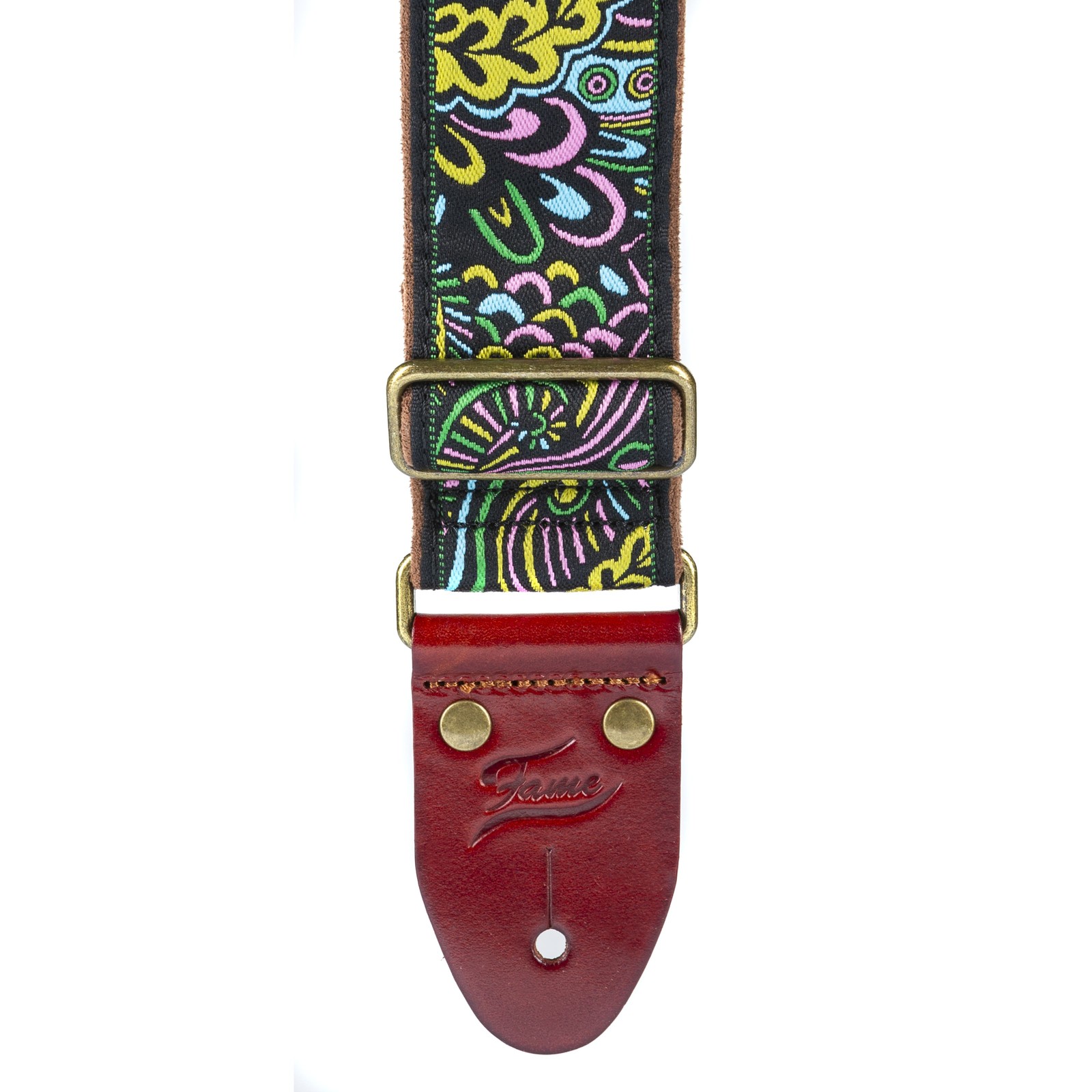 Fame Guitar Strap Psychedelic Green - Gitarrengurt 2790₽