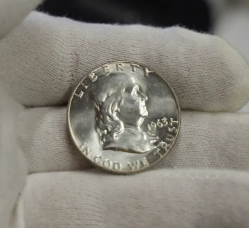 1963  US Franklin Half 50c Unc....