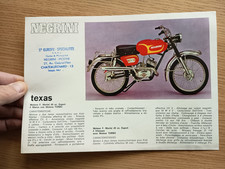 Rare catalogue sales brochure Moto NEGRINI TEXAS prospekt vintage 70's motorbike