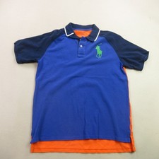 Polo Ralph Lauren Shirt Boys XL 18-20 Short Sleeve Button Up Collar Lightweight