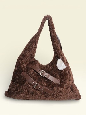 Alex Max Damen Schultertasche Kaffee Neu
