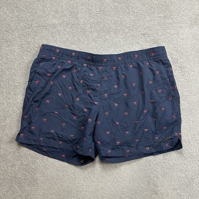 THE NORTH FACE Herren Badehose Badeshorts 2XL Sport Beach Shorts Logo 8620 Blau