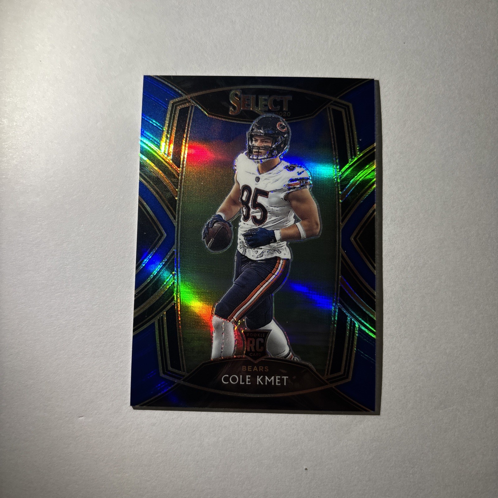 Cole Kmet 2020 Panini Select Blue Prizm RC 10/75  #274 Bears