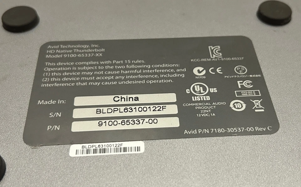 Avid Technology HD Native Thunderbolt + cables - Immagine 2 di 4