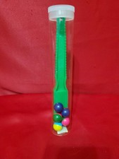 Vintage Dowling Magnets Wand  5 Magnetic Marbles  Clear Tube Case