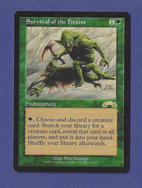 1998 Magic the Gathering - Survival of the Fittest - Exodus MTG
