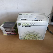 Microsoft Xbox 360 Console 60Gb Boxed + Controller + 10 Games Tested & Working