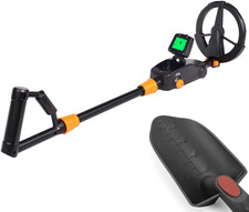 Kids Metal Detector LCD Display 6.5" Waterproof Coil Gold Treasure Finder