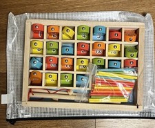 Magnetic Wooden Montessori Math Counting Toy Set Numbers Kids Educational STEM