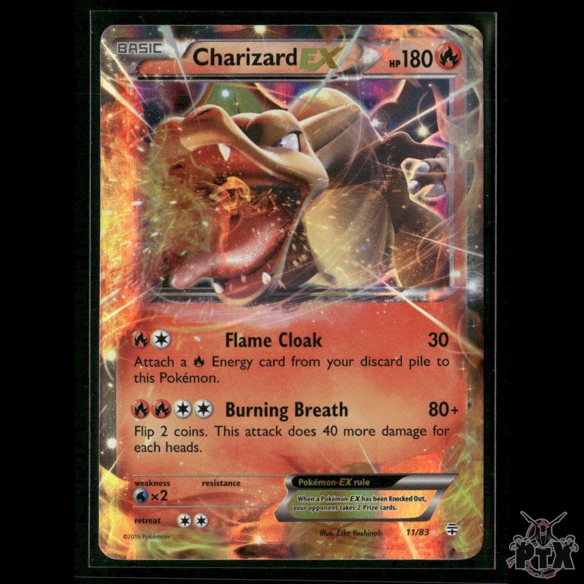 Charizard EX 11/83 Generations LP Pokemon