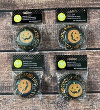 Wilton Halloween Standard Size Baking Cups Cupcake Liners Lot Of 4 415-7645 