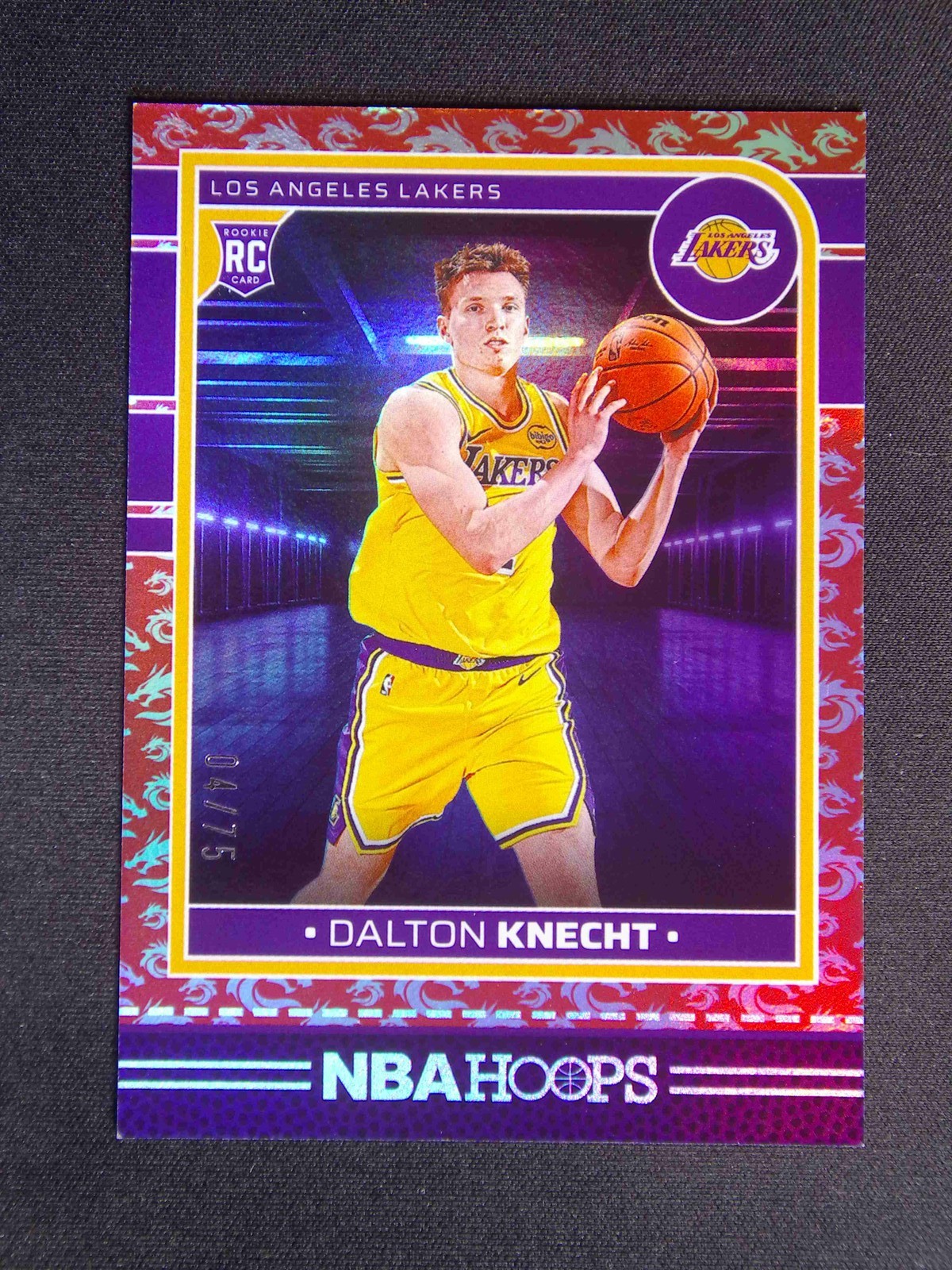 2024-25 Panini Hoops Dalton Knecht #247 RC Rookie Dragon Year /75
