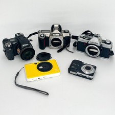 Camera Lot For Parts Fujifilm Nikon Canon Minolta - Digital Film Cameras