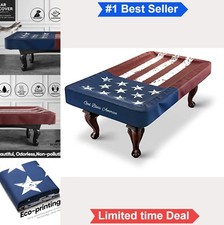 Pool Table Cover Heavy Duty Leatherette Waterproof Indoor Outdoor 8 Foot Felt