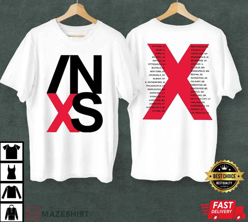 90s INXS X THE FACTOR ヴィンテージTシャツ Vintage 90s inxs x - Gem