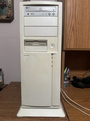 Vintage Custom ATX Retro Pc Computer With 3dfx Voodoo Banshee Windows 98