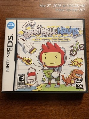 Scribblenauts Write Anything Solve Nintendo DS ******Case ONLY / *****No Game