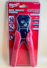 Milwaukee Self-Adjusting Wire Stripper/Cutter with Comfort Grip 48-22-3082 -NEW